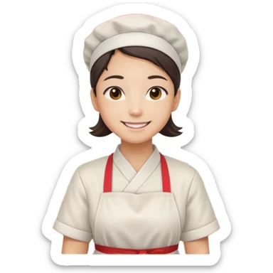 emoji de um lojista japones em uma barraquinha de comida sticker