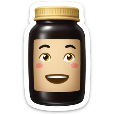 Soy sauce jar sticker