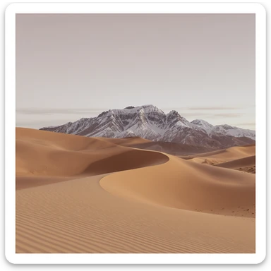 A modern desert mountain, wallpaper, modern sticker