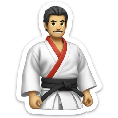  hakama aikido sticker