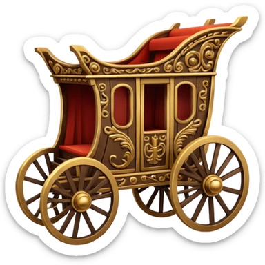 Roman chariot sticker