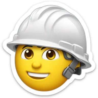 the builder's helmet sticker