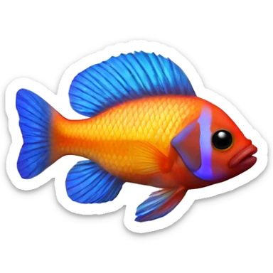 royal gamma fairy basslet fish sticker