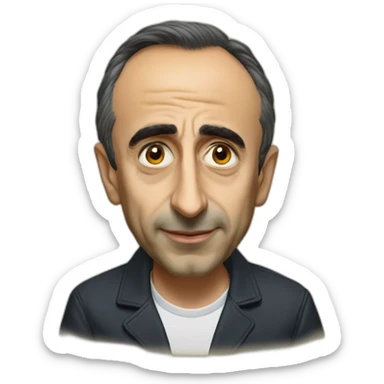 Éric Zemmour mangeant couscous sticker