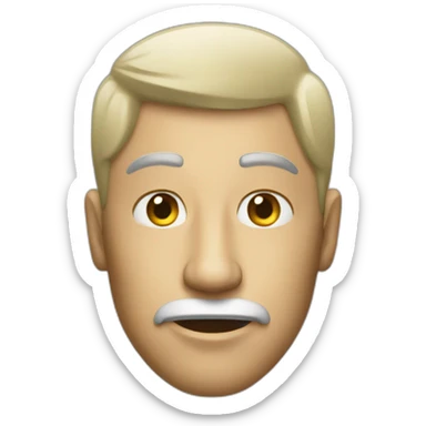 man with dollar sticker