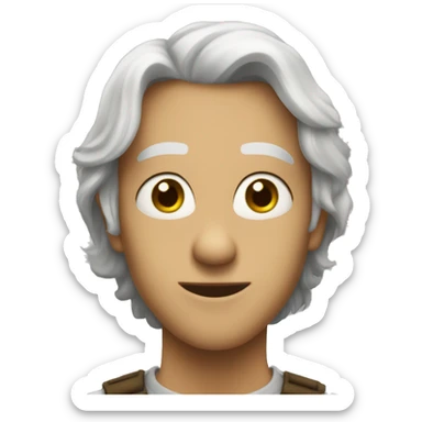 Alpha a from the wicked movie sticker