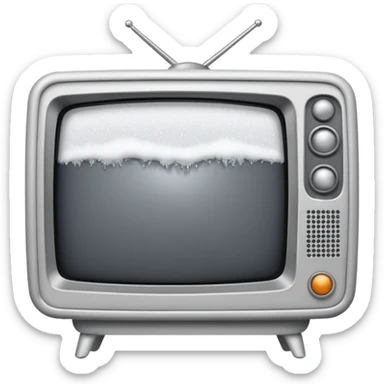 television static(snowy) sticker