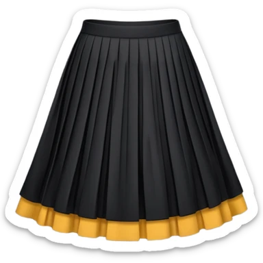 black skirt sticker