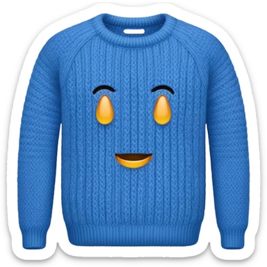 knitted garment sticker