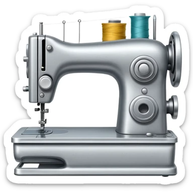 sewing machine sticker