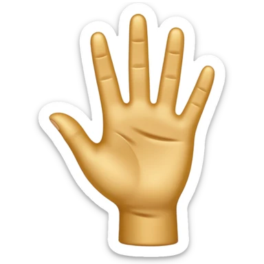 Mirror of this emoji👌. Left hand ok emoji sticker