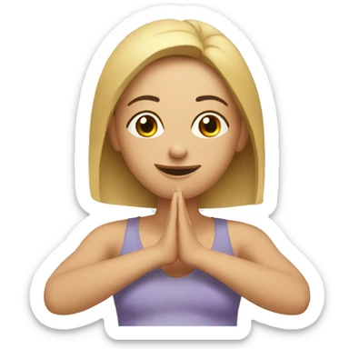 Yoga sticker