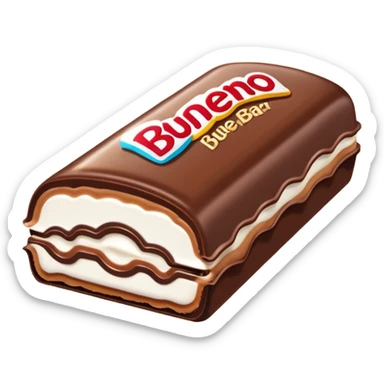 kinder bueno sticker