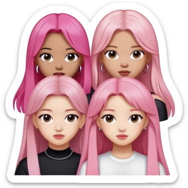 all four members of Blackpink sticker