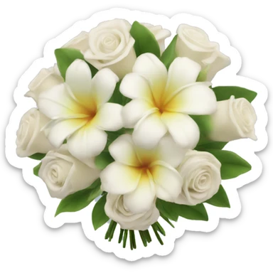 Wedding bouquet sticker