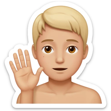 Pretending everything is ok when it's not sticker