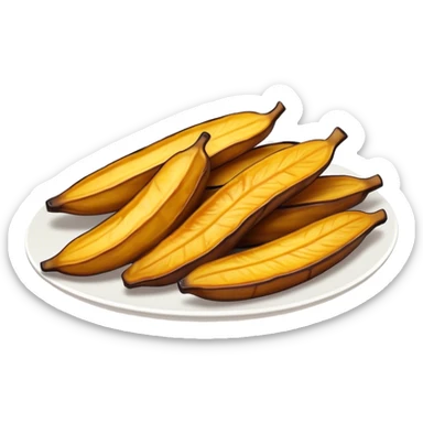 Plátanos fritos  sticker