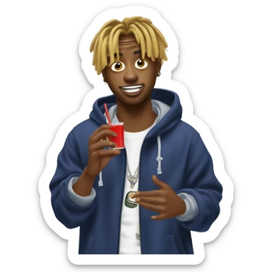 juice wrld 999 music rap sticker