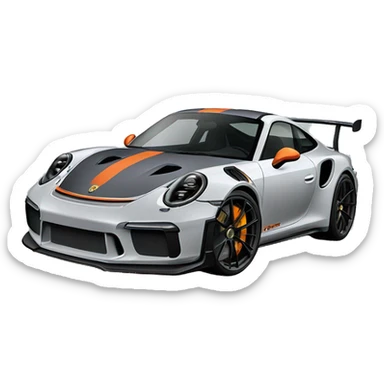 992 porsche 911 gt3rs sticker