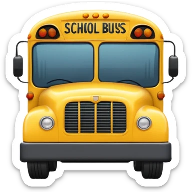bus escolar sticker