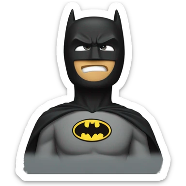 Batman emojie sticker