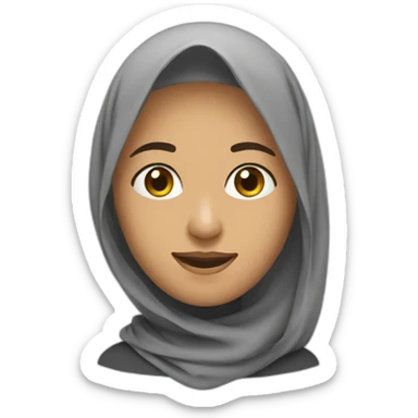 2 muslim friend sticker
