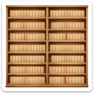 bookshelves sticker