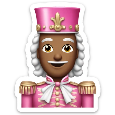 pink nutcracker sticker