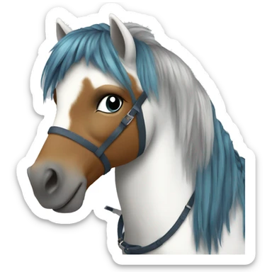 a pony with much detail, you choose colour and acsesories! sticker