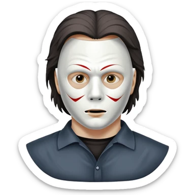 Micheal myers sticker