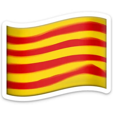 catalonia flag emoji sticker