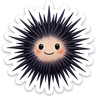 Make the spikes more realistic and dangerous while keeping the style consistent with the original image and maintaining a transparent background. sticker