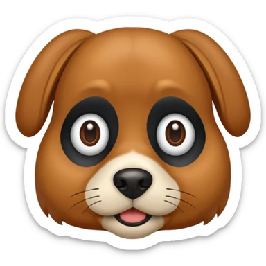 Un chien s'étonne  sticker