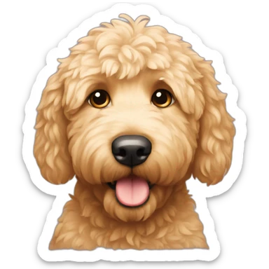 Golden doodle sticker