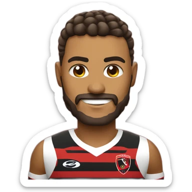 Celular com fundo do flamengo sticker
