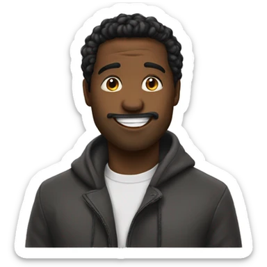 Coeur avec tete meme me gusta sticker