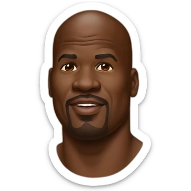 Shaquille-o’neal-tshirt-orange sticker