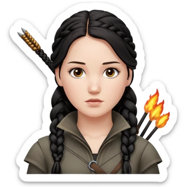 Katniss everdeen sticker