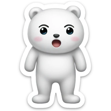 Boo with pants sticker