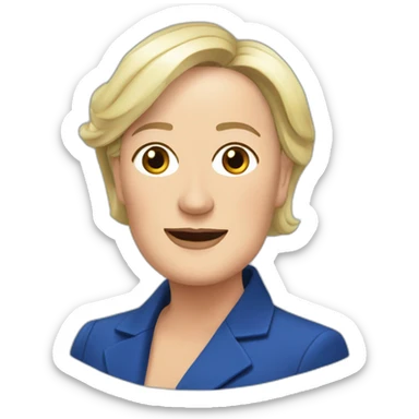 jean mari le pen sticker