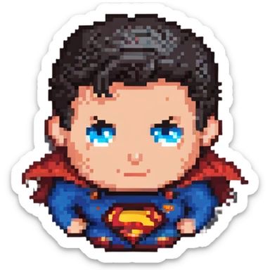 superman face sticker