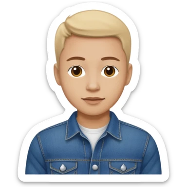 washing deep blue long denim 



 sticker