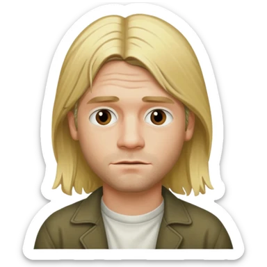 Kurt cobain  sticker