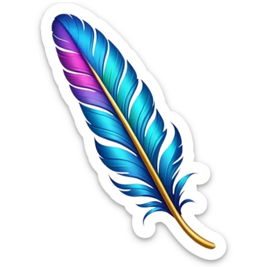 Krishna Feather emoji sticker
