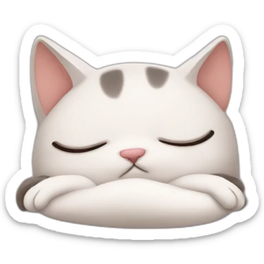 sleepy cat emoji sticker