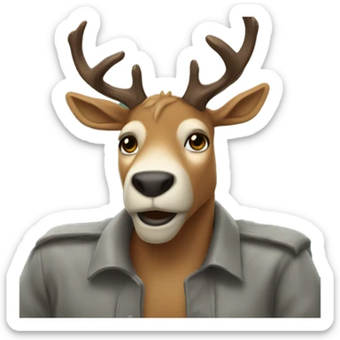 🦌🚗🏥🤕 sticker