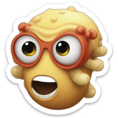 calamari-wrestler sticker