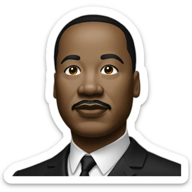 martin Luther king jr sticker