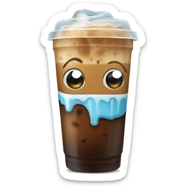 Iced coffe sticker