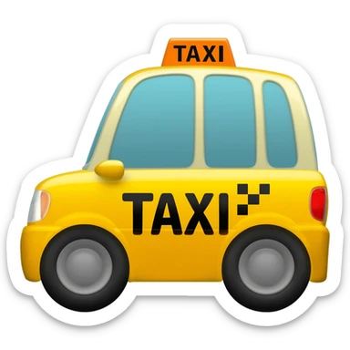 Yellow Taxi sticker